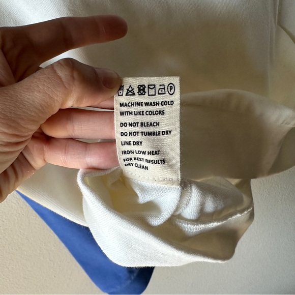 Anthropologie Mo-Vint color block pullover sweatshirt - Picture 6 of 6